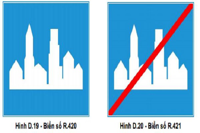 Biển báo tốc độ hết hiệu lực